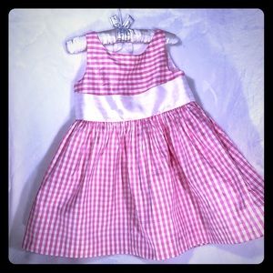 Janie and jack formal wear silk dress 12-18 months